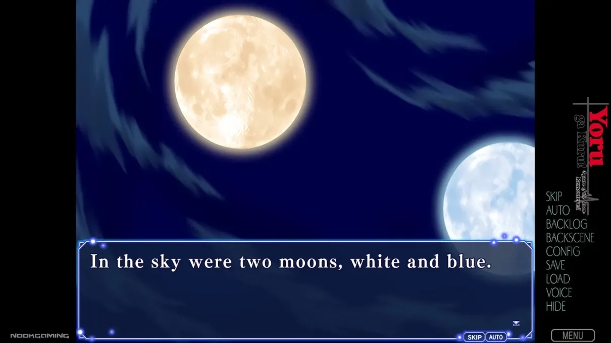 Looking at the night in Yoru ga Kuru! -Square of the Moon- Remastered