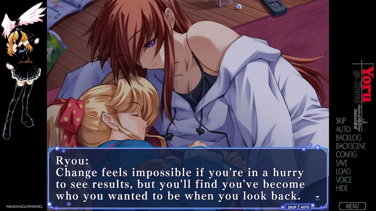 Intimate scene in Yoru ga Kuru! -Square of the Moon- Remastered