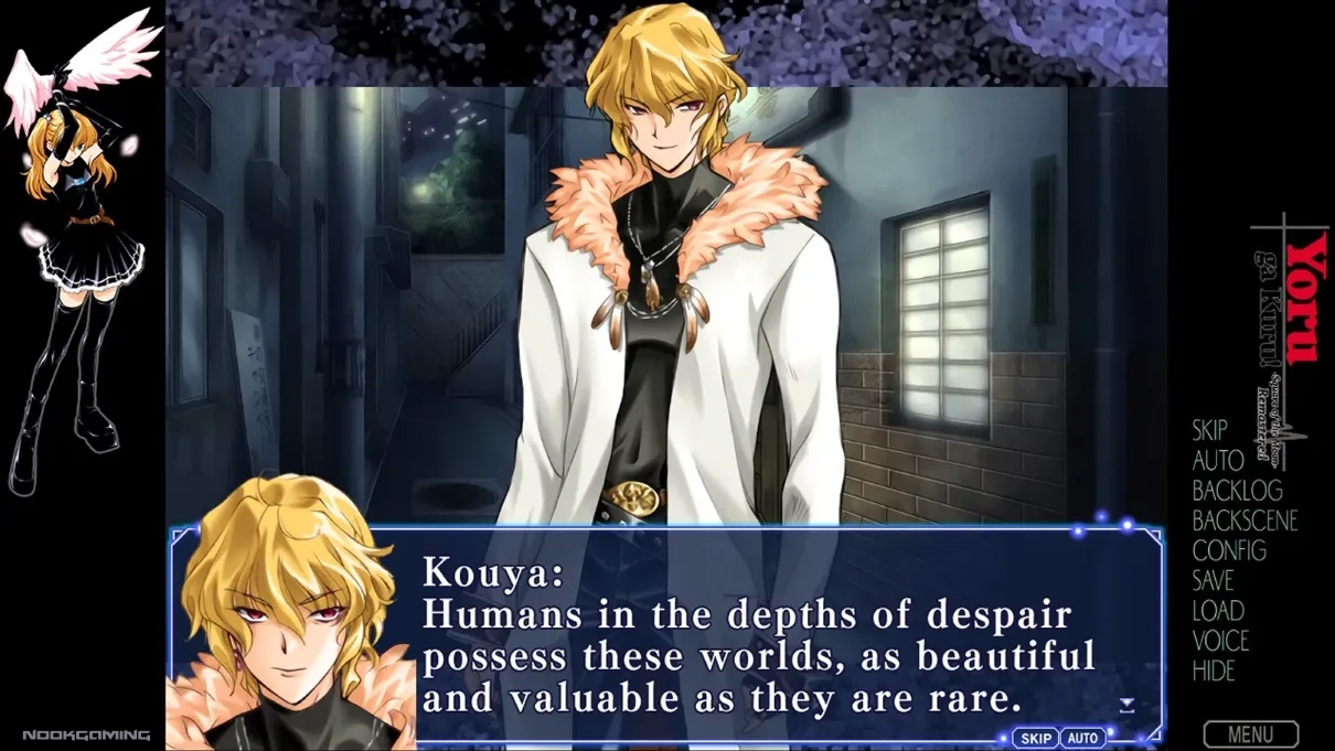 "Humans in the depths of despair possess these worlds, as beautiful and valuable as they are rare" -