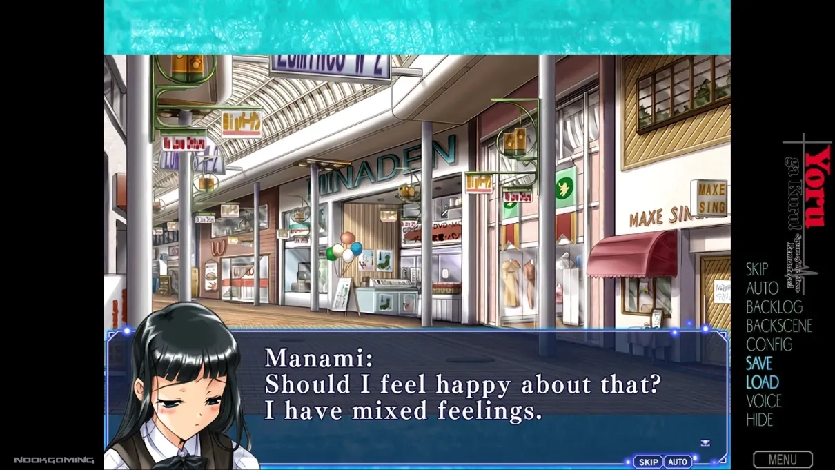 Manami having mixed feelings - Yoru ga Kuru! -Square of the Moon- Remastered