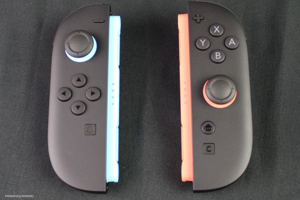 Close up of Joycons