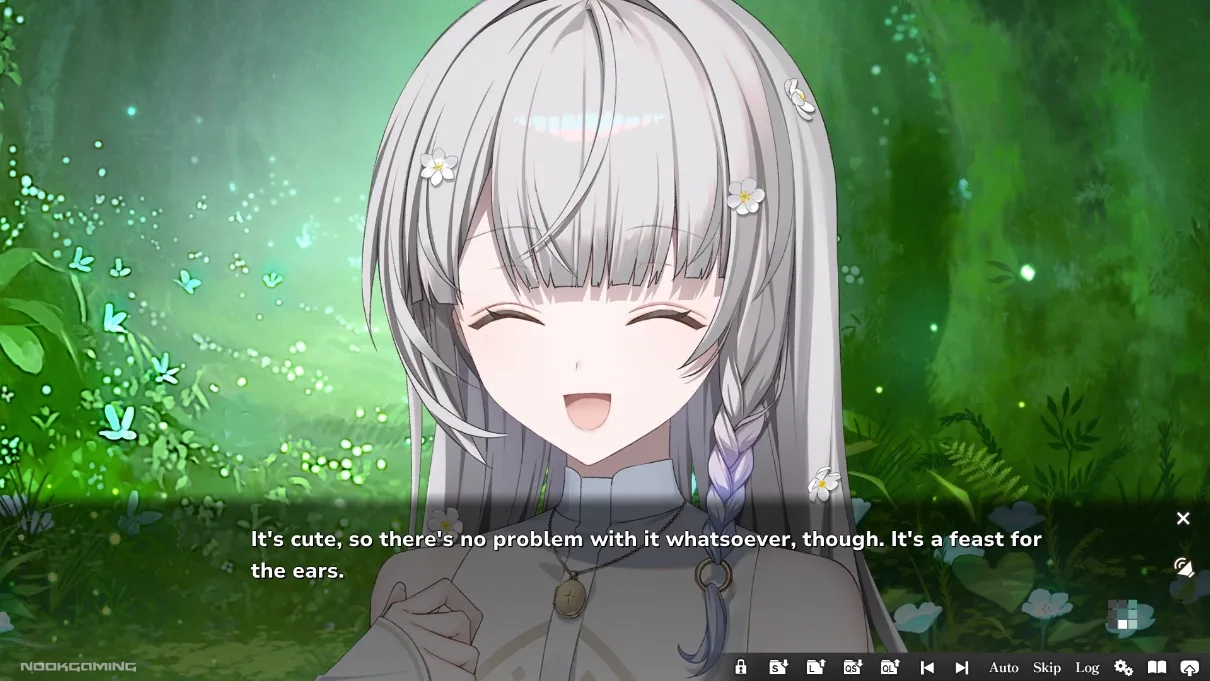 Yuuto finding Kanade's singing cute
