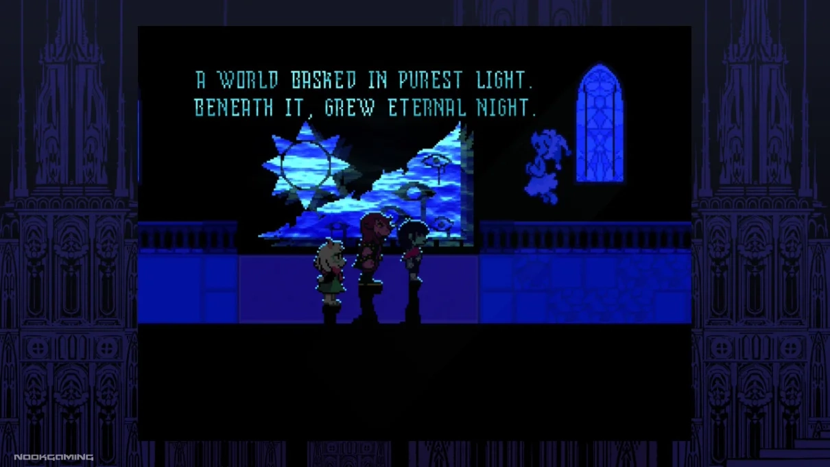 World of Dark and Light in Deltarune