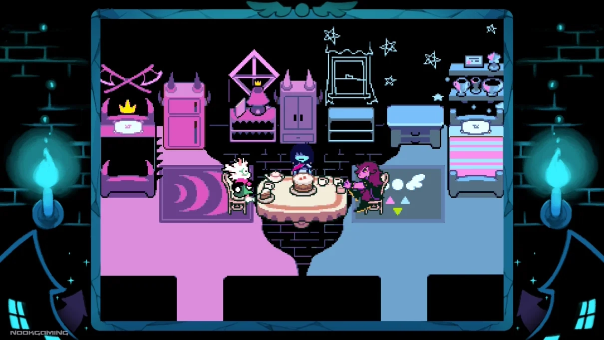 Purple Tea Party in Deltarune