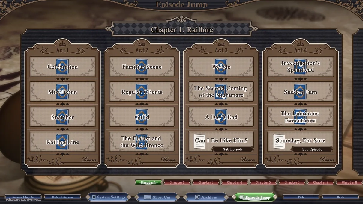 Episode list of Chapter 1 in The Pillagers of Raillore