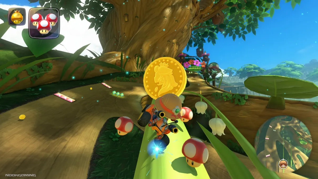 Peach Medallion challenge in Mario Kart World