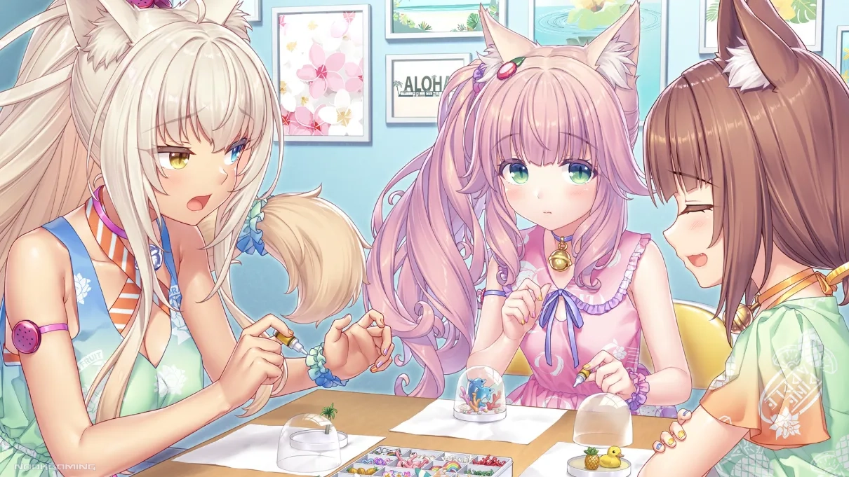 Three Catgirls