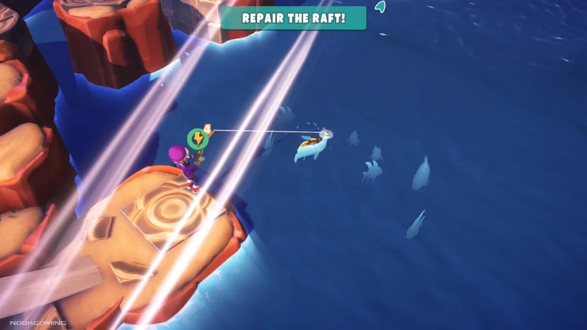 Fishing in Survival Kids