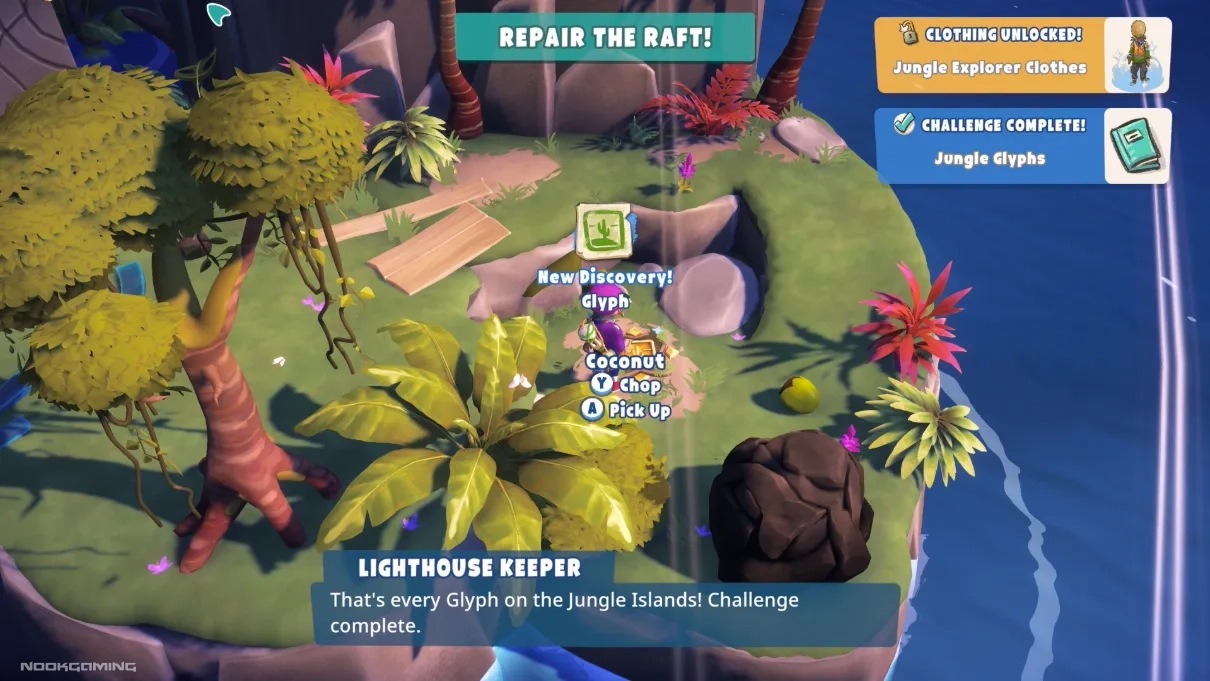 Objective - repairing the raft