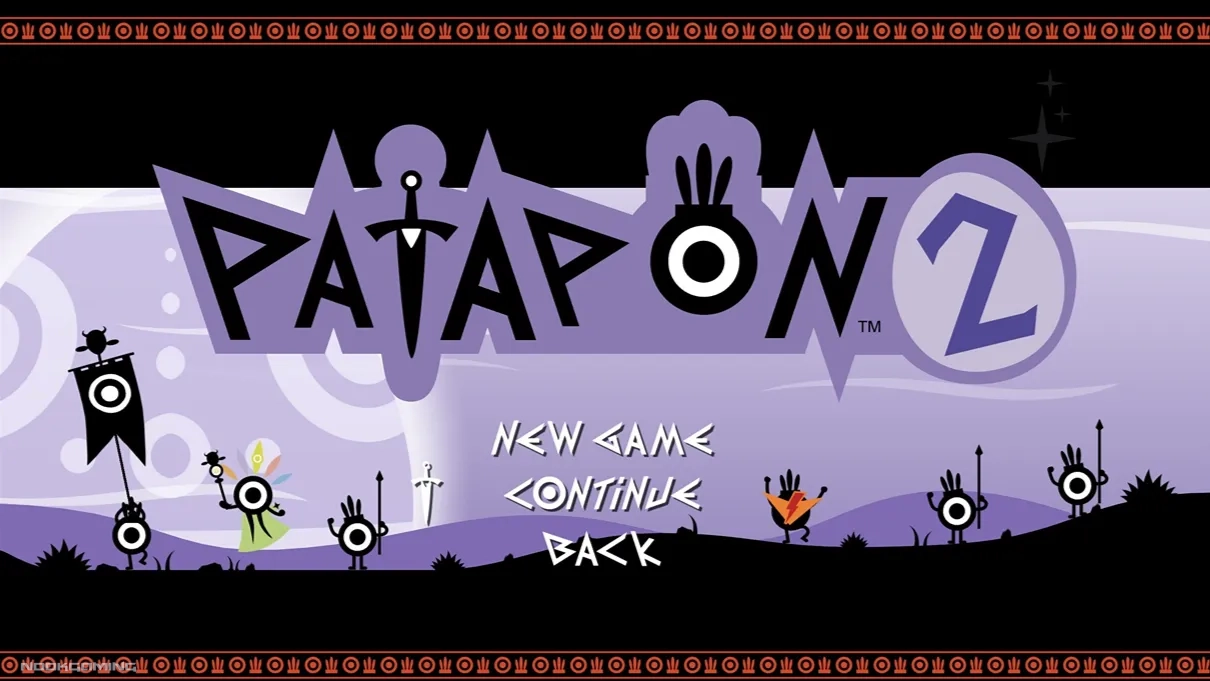 Patapon 2 Title Screen