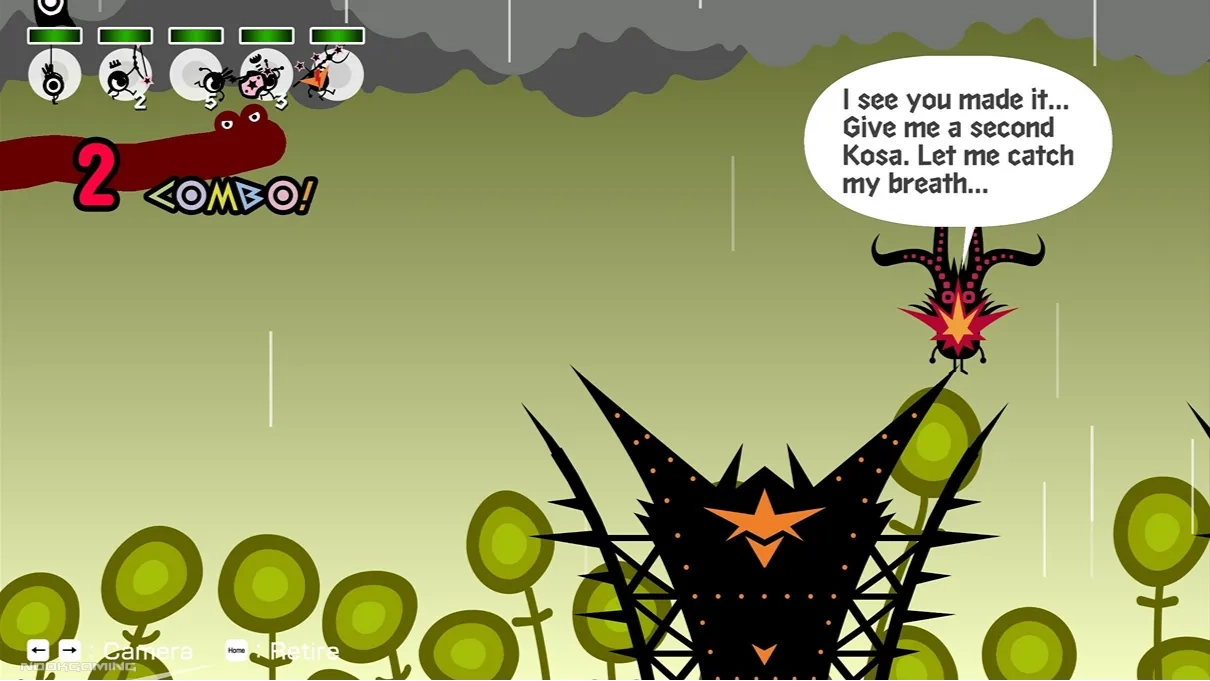 Gong Catching His Breath (in PATAPON 1+2 REPLAY)