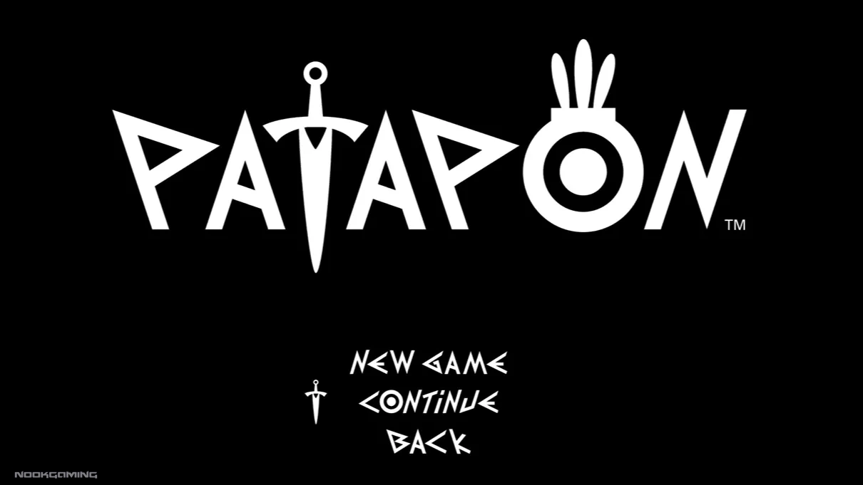 Patapon Title Screen