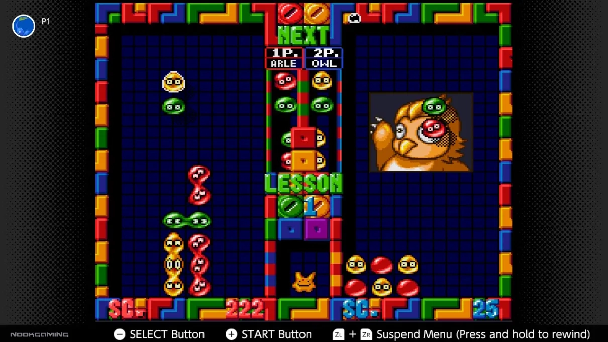Tutorial in Super Puyo Puyo 2