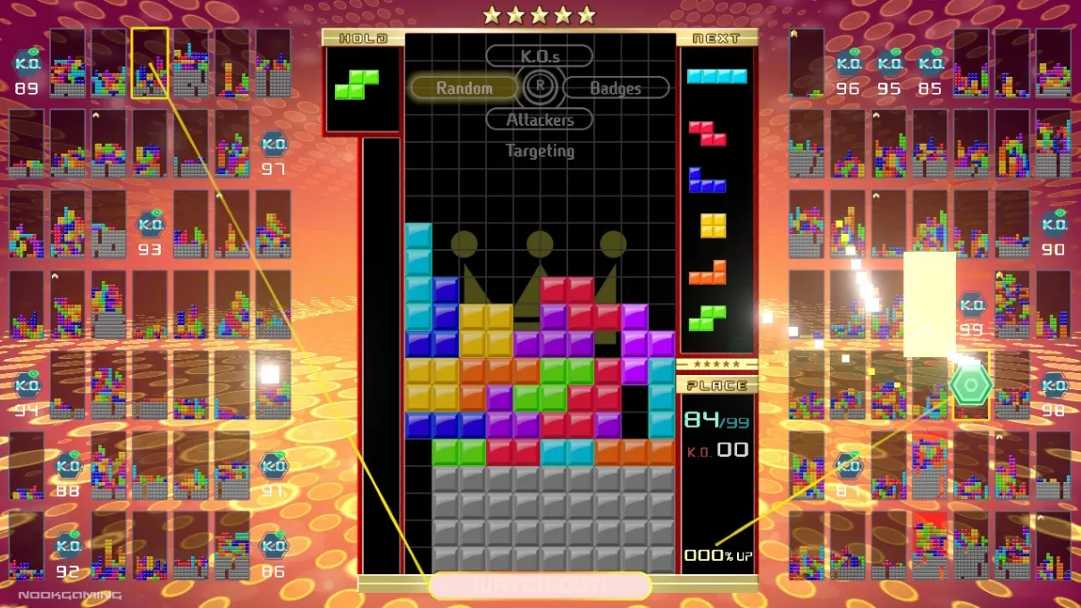 Tetris 99 Invictus Mode