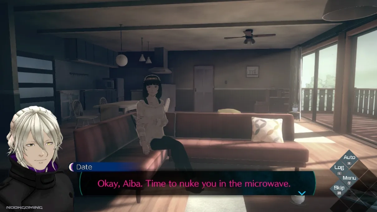 Date threatening to microwave Aiba