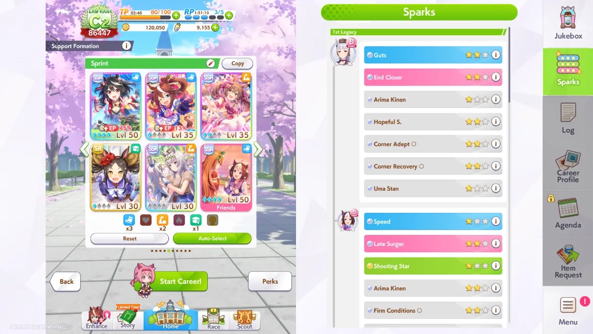 Umamusume: Pretty Derby - Building a skill card deck