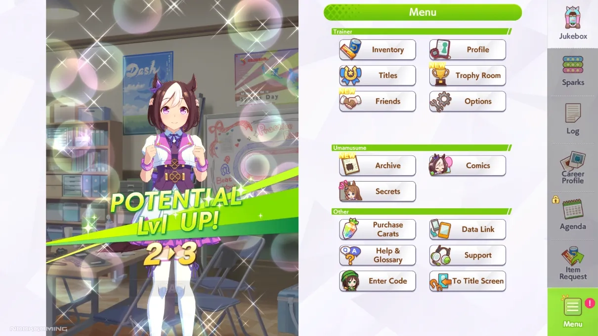 Umamusume: Pretty Derby - Raising your character's potential level