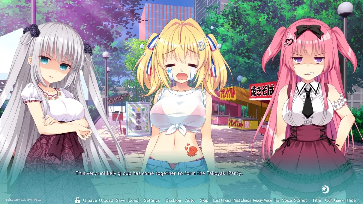 Miyako, Kirame, and Rui all various forms of upset in Futamata Ren'ai: Two Times the Trouble