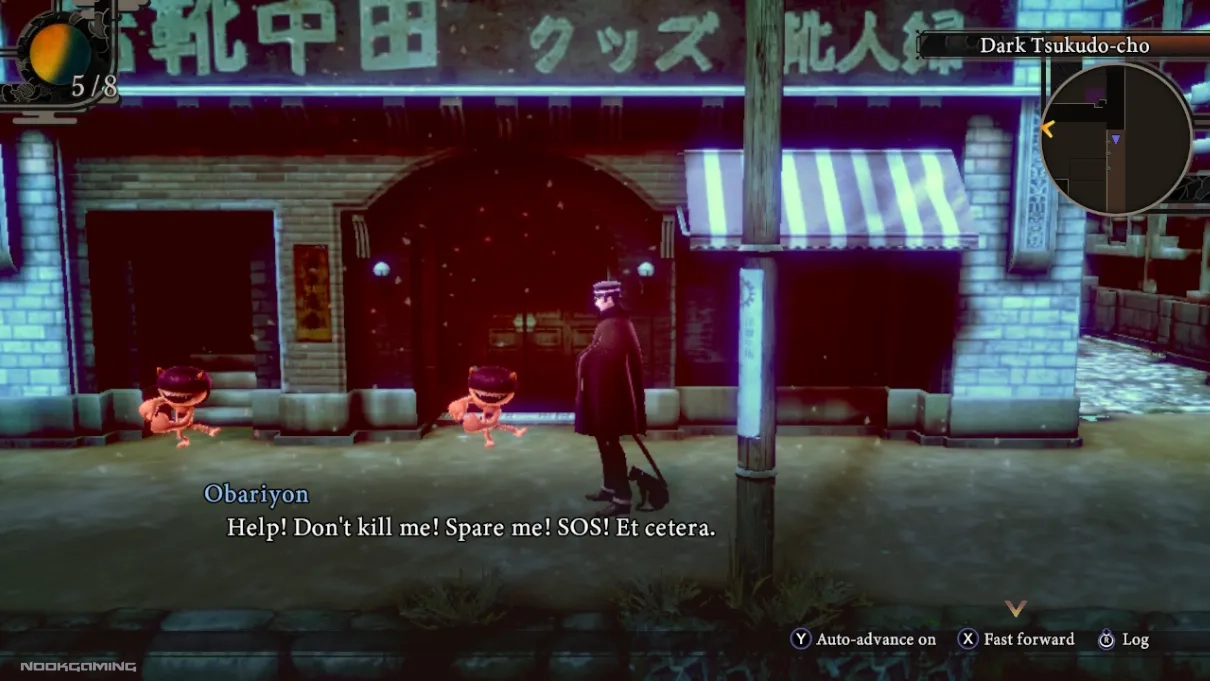 Talking to demons (Obariyon) in Raidou Remastered: The Mystery of the Soulless Army