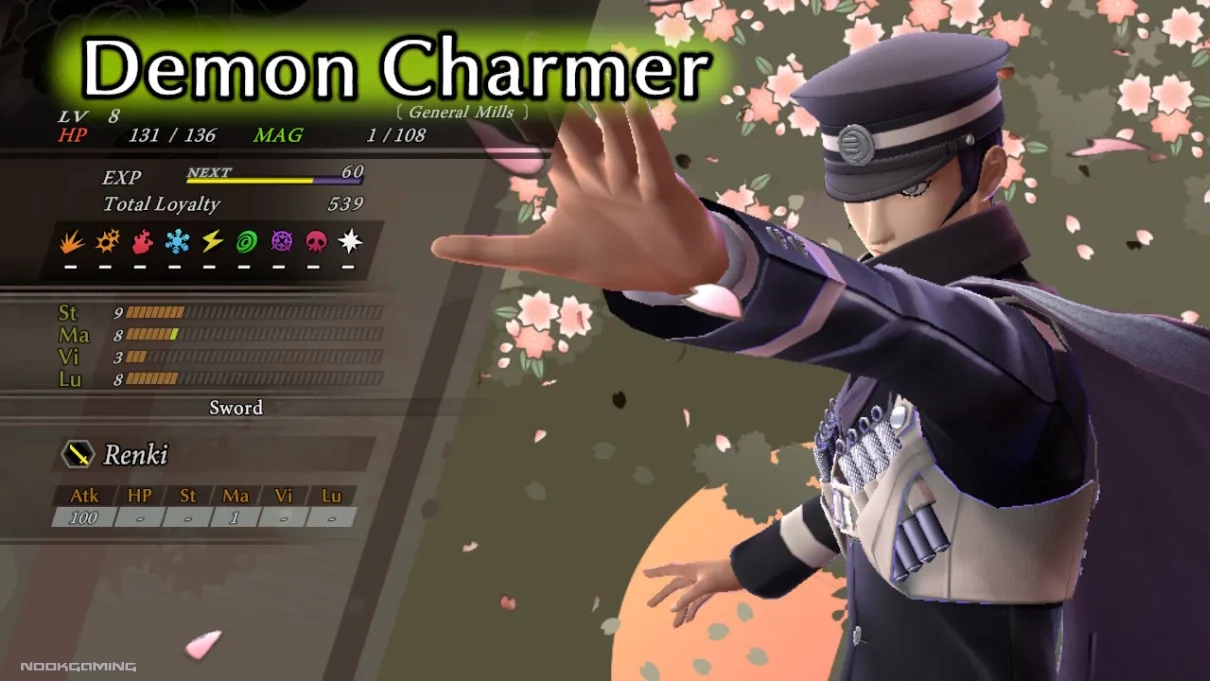 Battle Results screen in Raidou Remastered: The Mystery of the Soulless Army