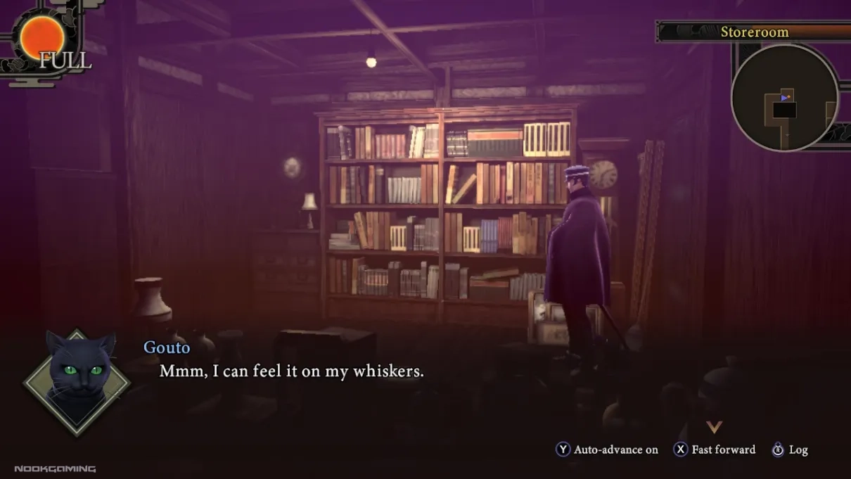 Raidou talking to Gouto