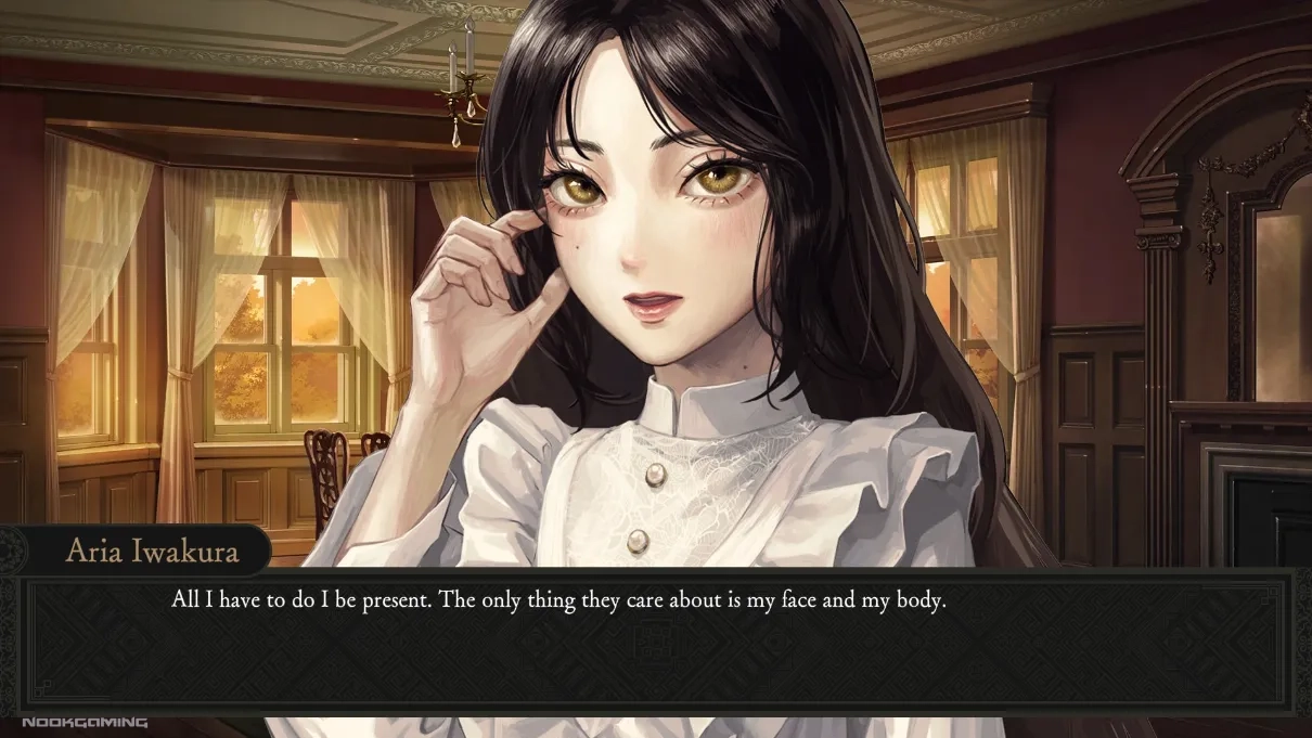 Aria describing her role in the family