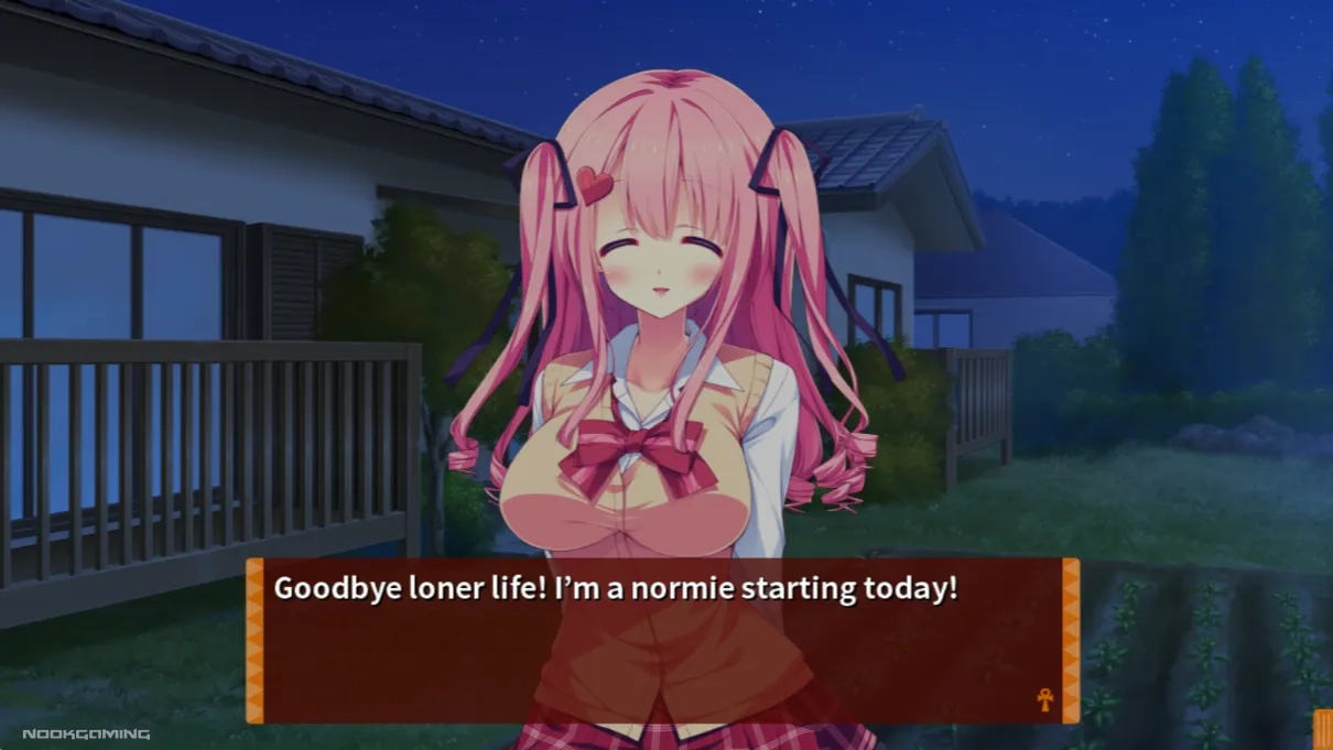 Hayato declaring his loner life as over in Yomegami: My Sweet Goddess!