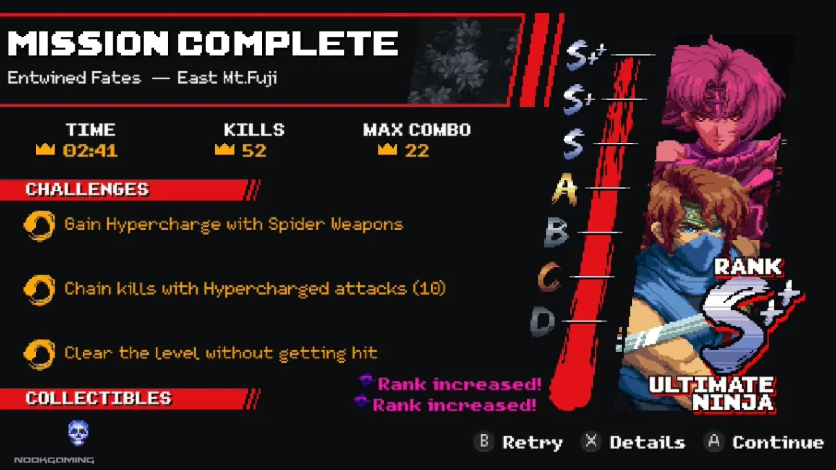 Mission Complete with an S++ rating