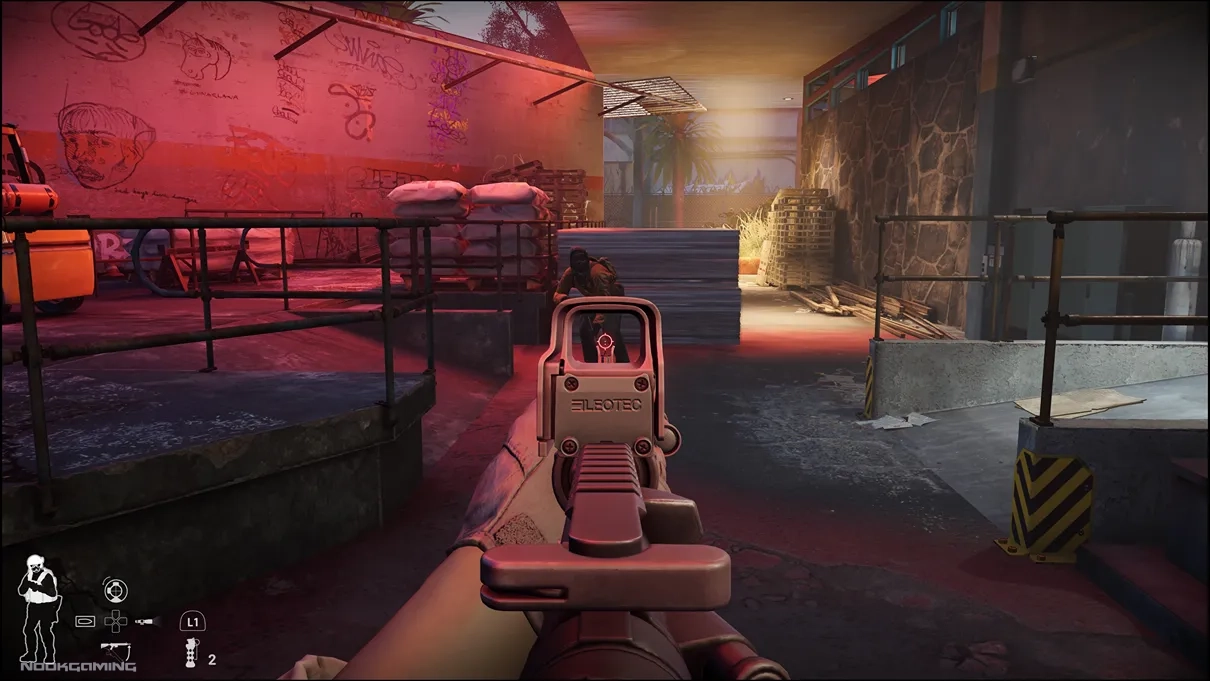 Aiming at an enemy