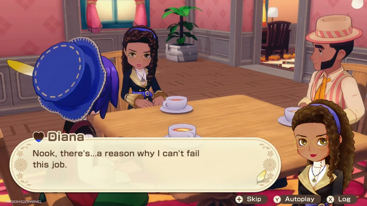 NPCs talking to the player in Story of Seasons: Grand Bazaar