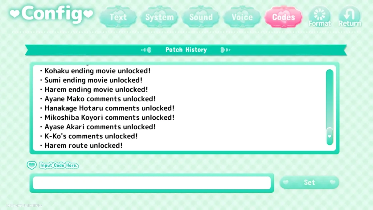 Hold Me Tight All Night Onii-chan (OniGyu) - All Codes - Image for Walkthrough & Guide