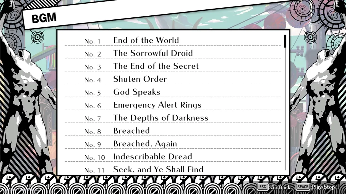 BGM list in Shuten Order