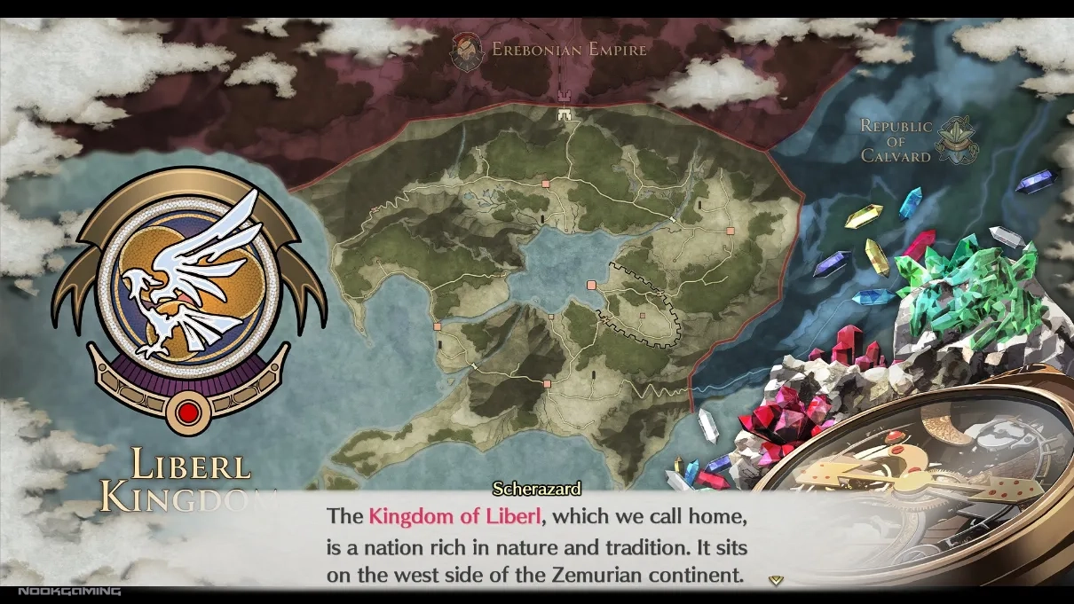 Liberl Region in Trails in the Sky 1st Chapter