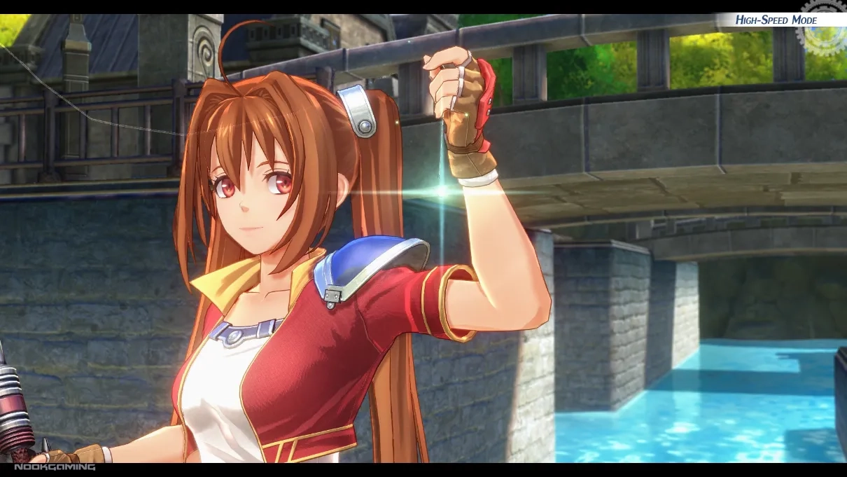 Estelle with a Fishing Hook