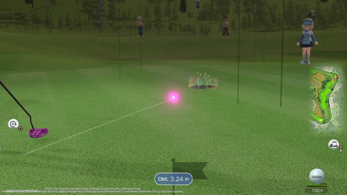 Graphical Glitches in Everybody's Golf Hot Shots