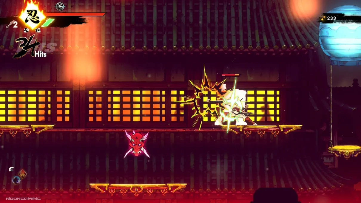 Joe fighting enemies in Shinobi: Art of Vengence