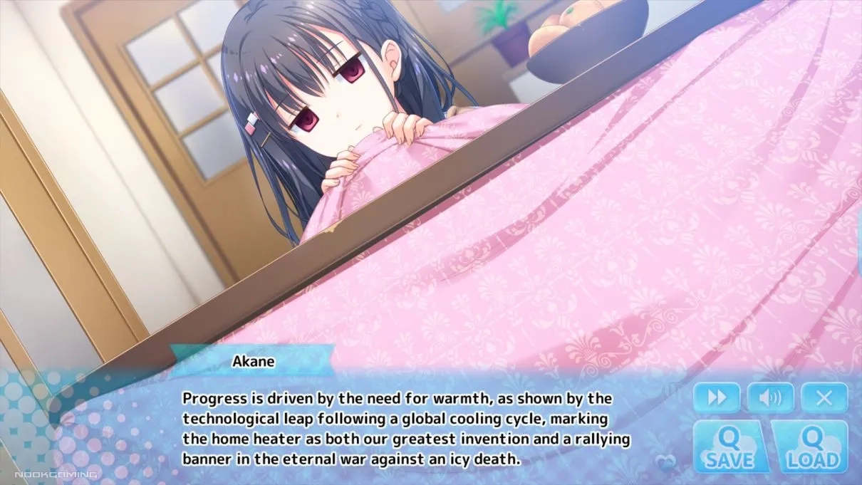Akane hating the cold