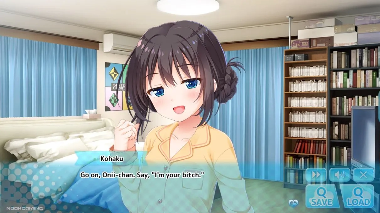 Kohaku asking Onii-chan for praise