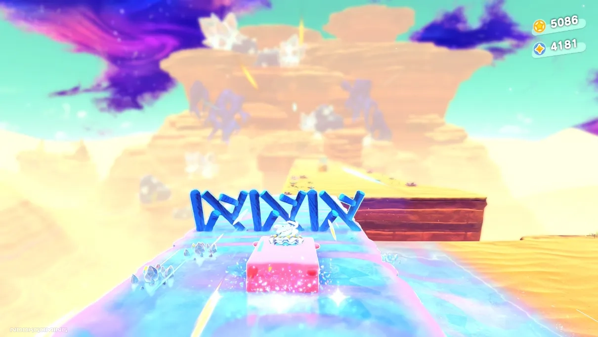 Colorful level in Kirby and the Forgotten Land Nintendo Switch 2 Edition + Star Crossed World