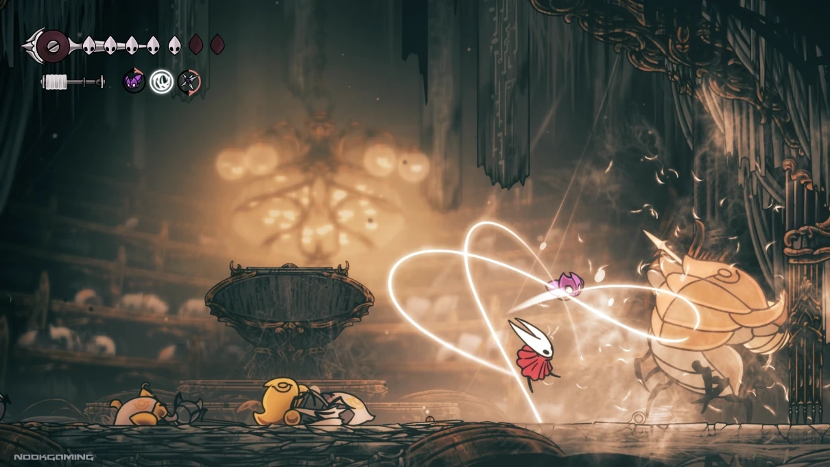 Using a special silk ability on an enemy