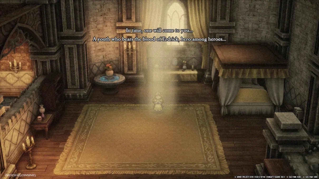 Dragon Quest I intro scene (Dragon Quest I & II HD-2D Remake)