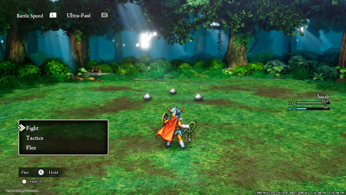 Fighting a horde of metal slimes (DQ1) - Dragon Quest I & II HD-2D Remake