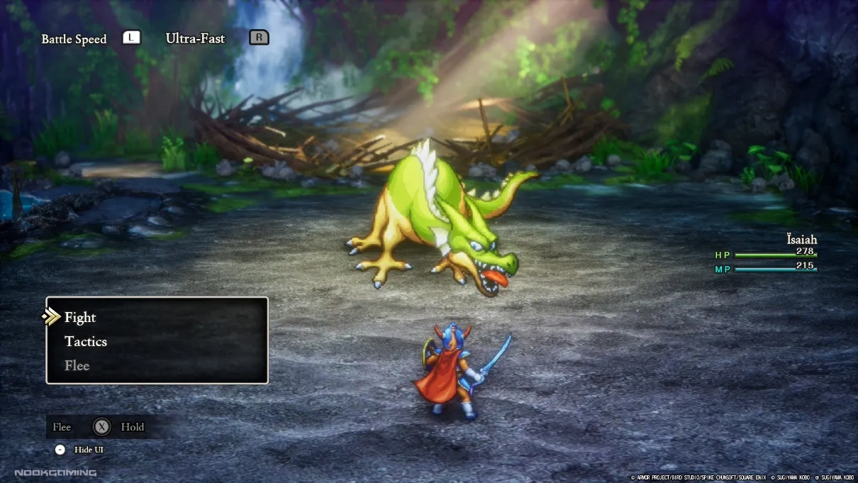 Fighting Dragon Quest I's dragon