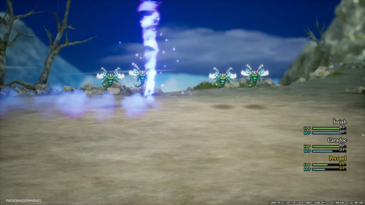 DQ2 Mob Encounter in Dragon Quest I & II HD-2D Remake