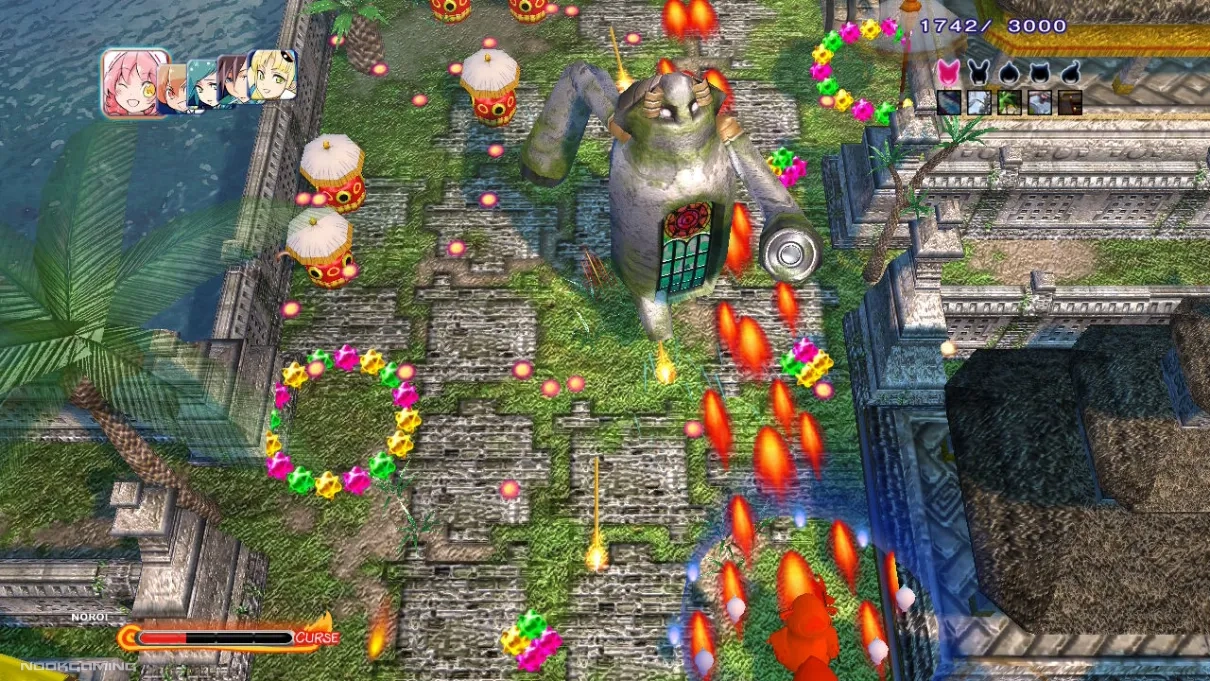 Navigating through a busy level