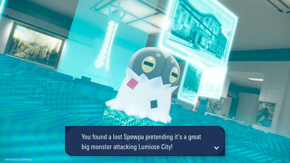Finding a lost Pokemon (Spewpa)