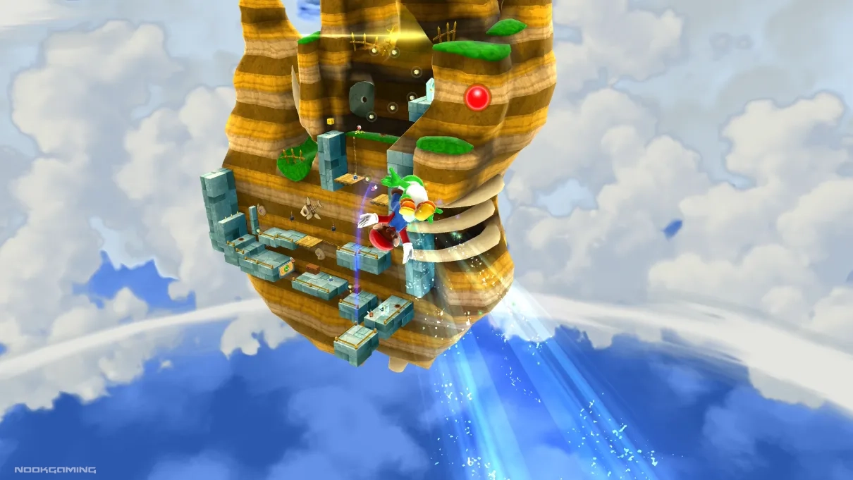 Landing on a new stage - Super Mario Galaxy + Super Mario Galaxy 2