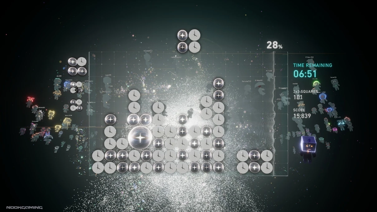 Destiny level with clock tiles