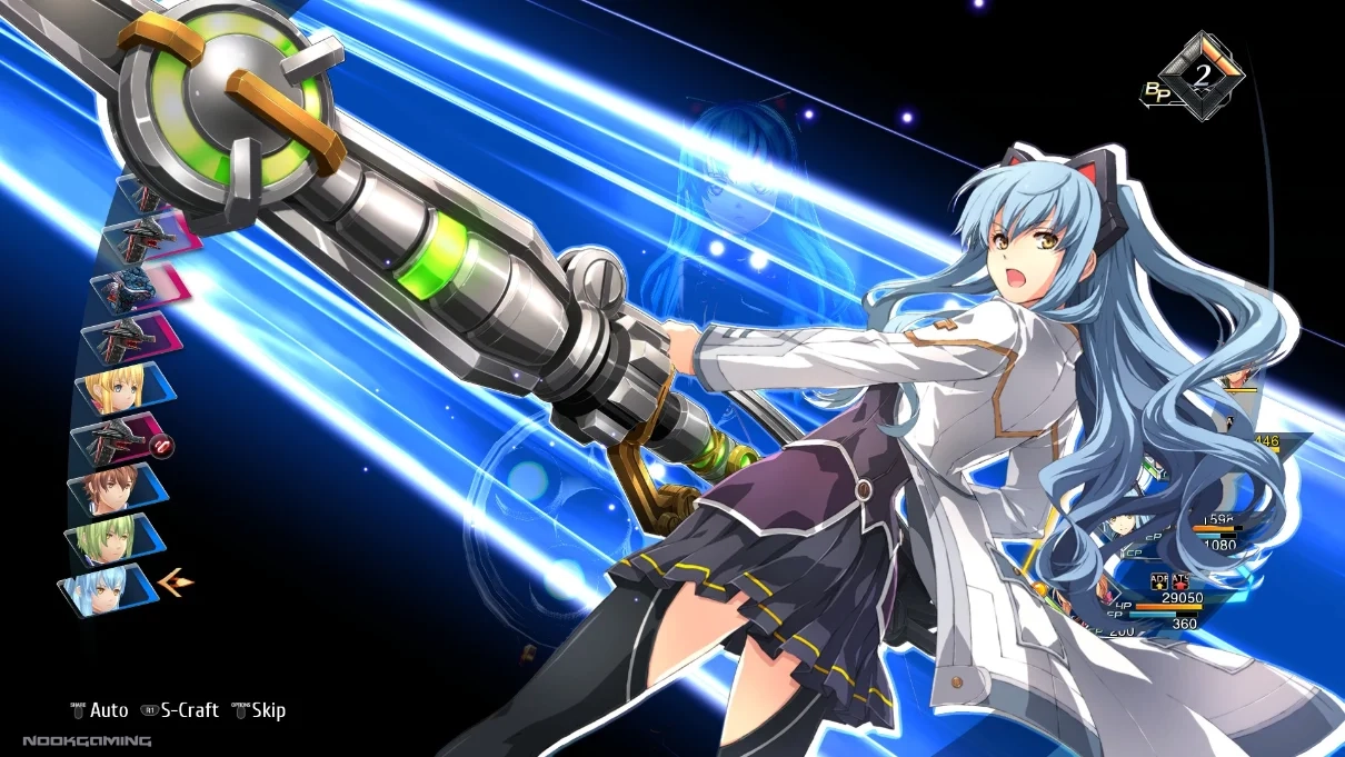 Tio using her S-Craft in The Legend of Heroes: Trails into Reverie