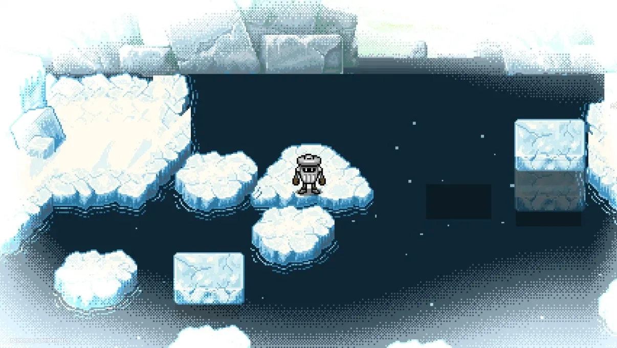 Isometric Platforming across ice floes in Kingdoms of the Dump